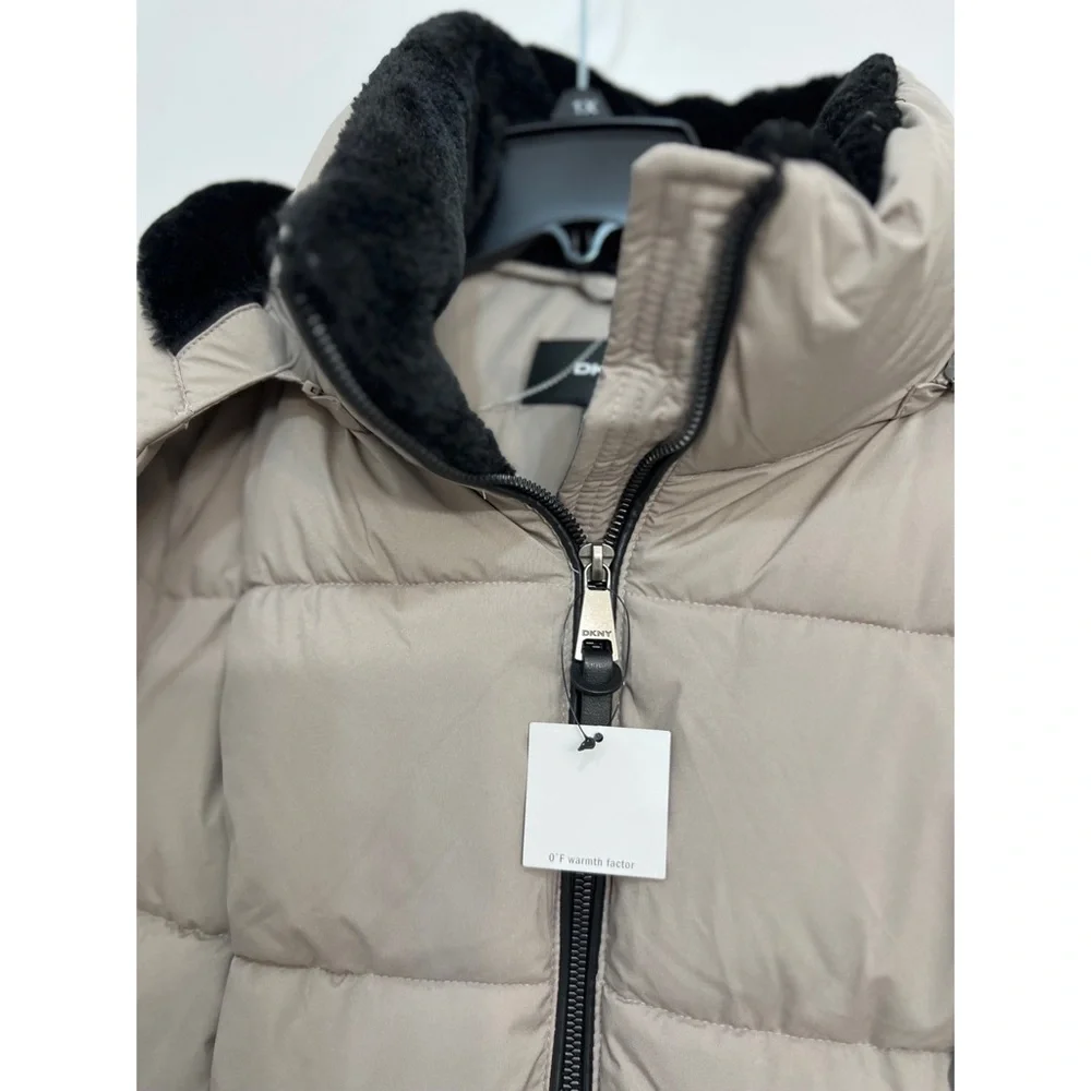 DKNY PUFFER JACKET WITH HOODIE - Picture 5 of 8